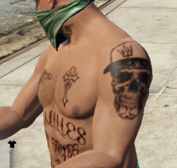 Gangster Tattoos for Franklin